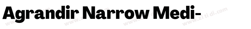 Agrandir Narrow Medi字体转换 Agrandir Narrow Medi字体转换